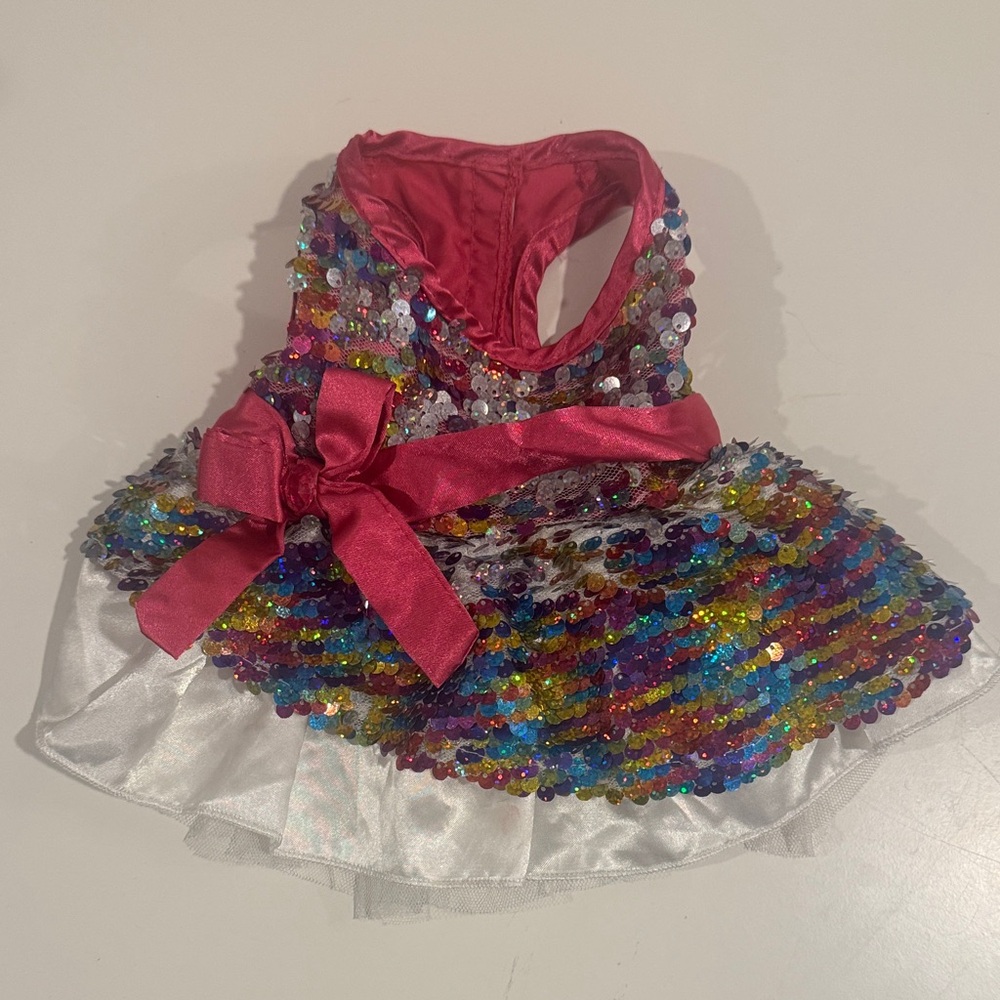 Build-A-Bear Workshop multi-color sequin dress
